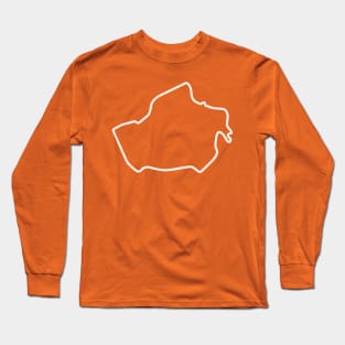 Potrero de los Funes Circuit [outline] Long Sleeve T-Shirt